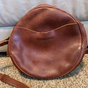 Portland Leather Large Circle Crossbody
